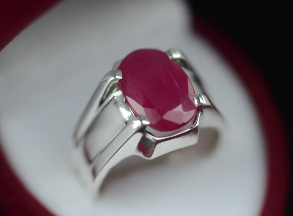 Silver Ring with Purple Stone (RPS01)