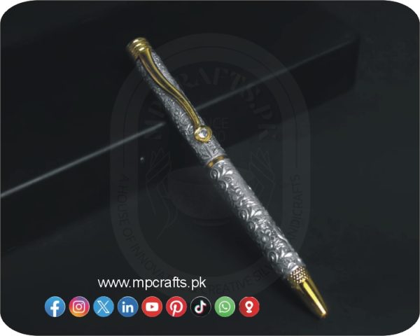 Silver Coted Small Pen - Image 2